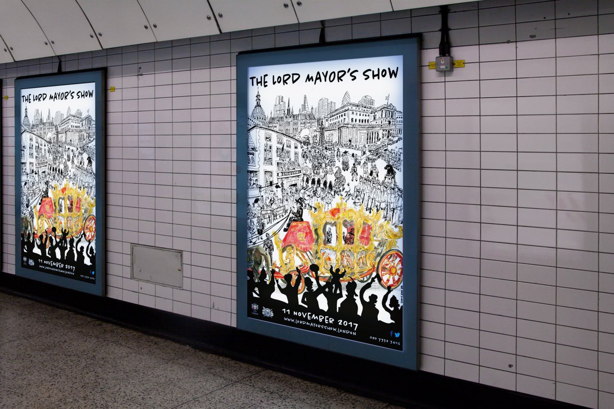 lordmayors_show's tweet photo. The #LordMayorsShow posters are now out on London's underground network! https://t.co/liKT1FeGAc