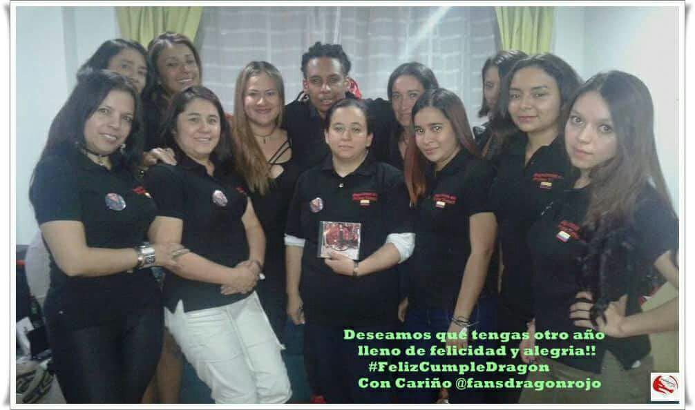 fansdragonrojo's tweet photo. #CumpleDragon @Dragonrojomusic #FansDragonRojo https://t.co/wRHVB7x145