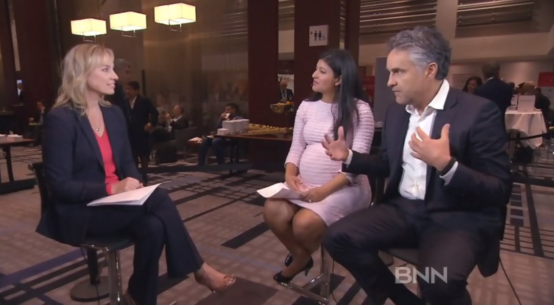 DisruptorsBNN's tweet photo. Watch @michelle_scarb speak w/ @amberkanwar & @bruce_croxon at #CIX2017 about need for diversity in #startups + more https://t.co/Z1mmAXRLZU https://t.co/BGm6SMaZBf