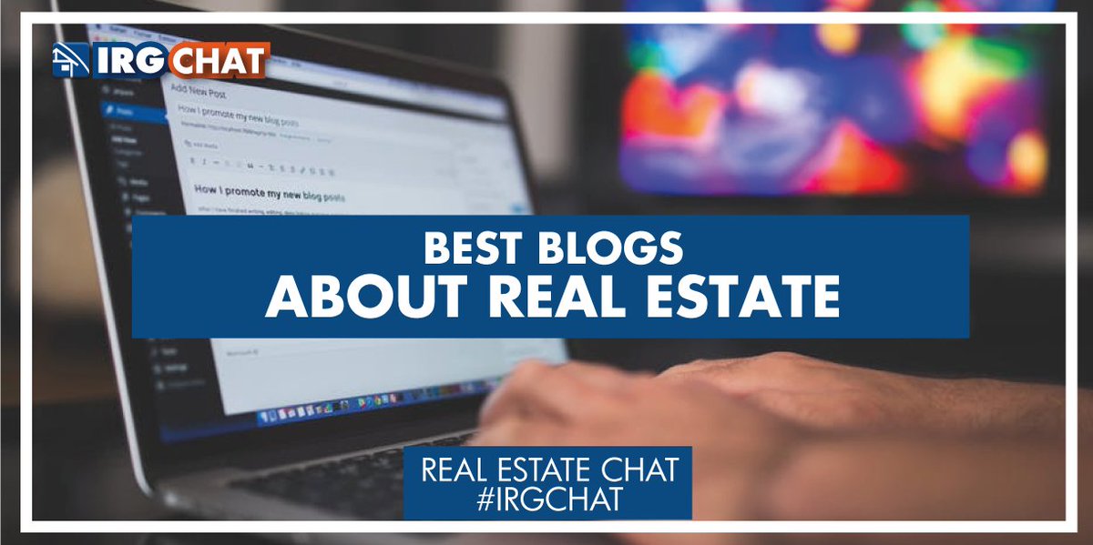 AliceDominguez_'s tweet photo. This week's #IRGChat is all about finding the best #Blogs about #RealEstate! Want a spot? Let us know! #smallbusiness #blogger #entrepreneur https://t.co/ZCMYMdFWUs