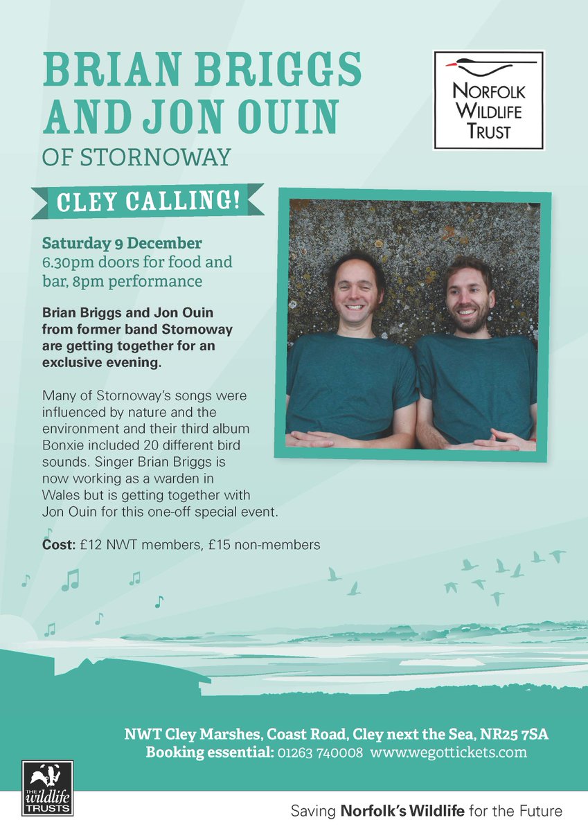 NWTCleyCentre's tweet photo. @StornowayFans did you know Brian &amp; Jon from @StornowayBand are performing for us on 9th Dec? get your tickets now and spread the word! 🎟️🎶 https://t.co/uToSm4MvTc
