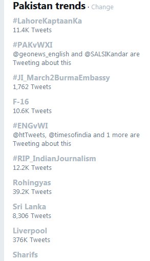 22 #PakTrends..'concerned' about the murder of a journo in India!So much so that  #RIP_IndianJournalism was again trending in Pak on 9 Sep!