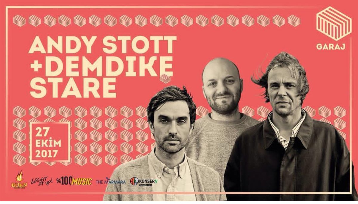 funclublive's tweet photo. Türkiye'de ilk kez izleyeceğimiz Andy Stott ve Demdike Stare 27 Ekim Cuma, Garaj sahnesinde.  https://t.co/q8llotZvbl https://t.co/KfEmIYZTgd