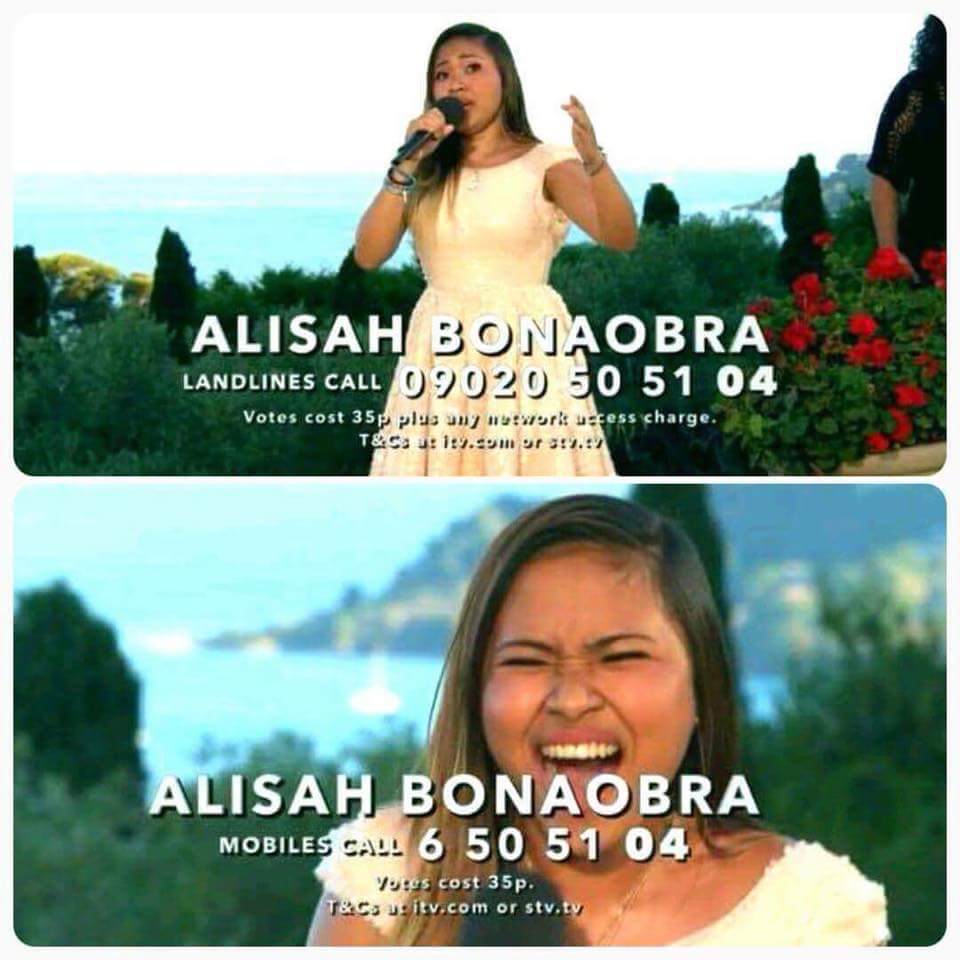 brattynellaa's tweet photo. #vote #alisahbonaobra #XFactorWildCard #ukXfactor https://t.co/y7z5ace2aQ