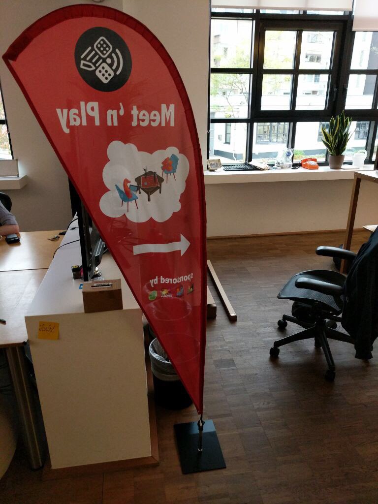 MeetNPlayDE's tweet image. Und der Wegweiser ist auch schon parat 😎#spiel17 #sipgate