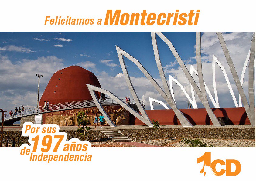 cendemocratico's tweet photo. Hoy #Montecristi celebra 197 años de independencia política. Felicitamos a esta hermosa ciudad manabita que vio nacer a Eloy Alfaro! https://t.co/T0fcm2ZHXO