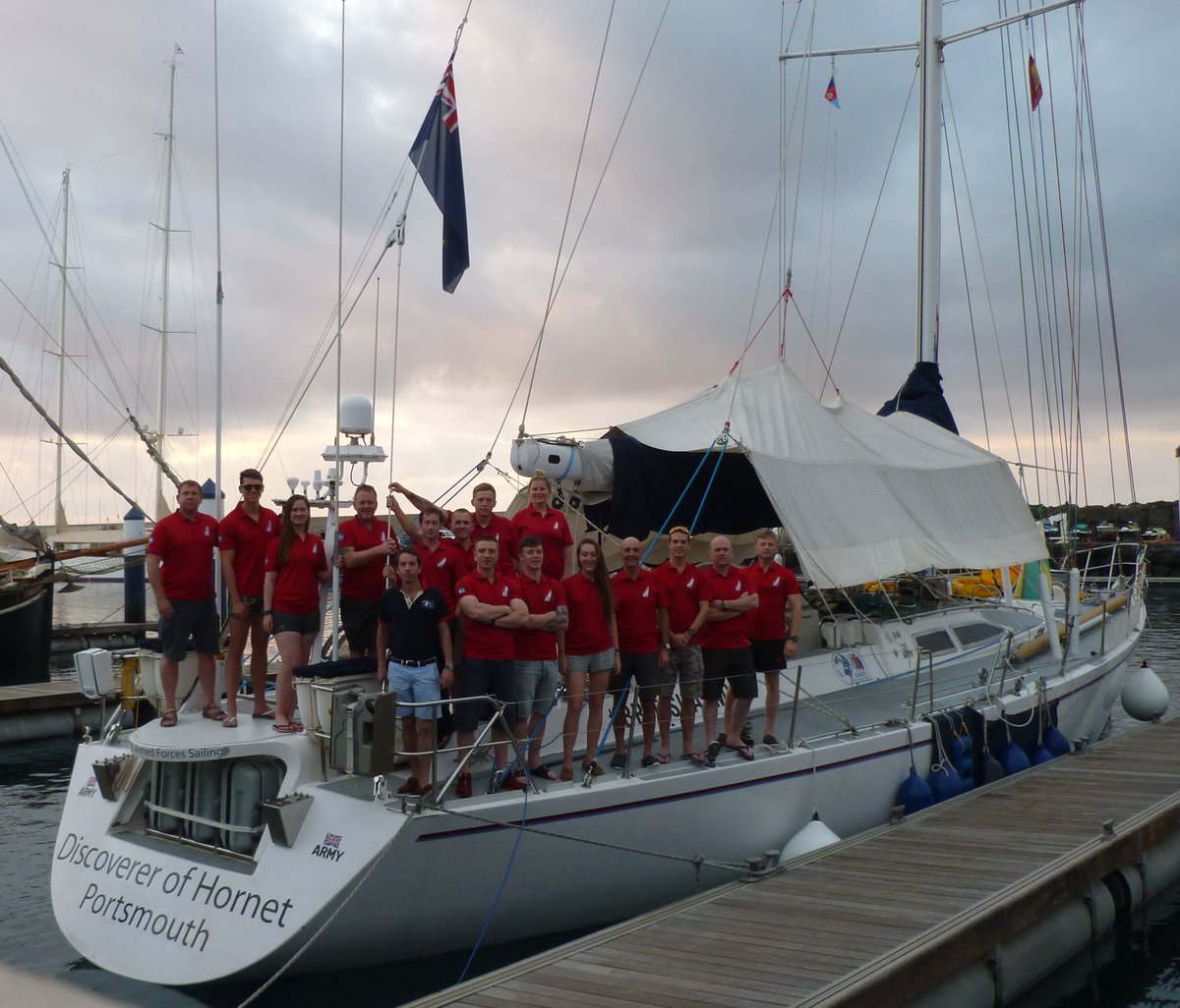 Official_REME's tweet photo. Exercise Pacific LONGBOW is a round the world sailing expedition. Now, leg 2 is led by the REME, and forms part of the #REME75 celebrations! https://t.co/Dexv4Mxbo3