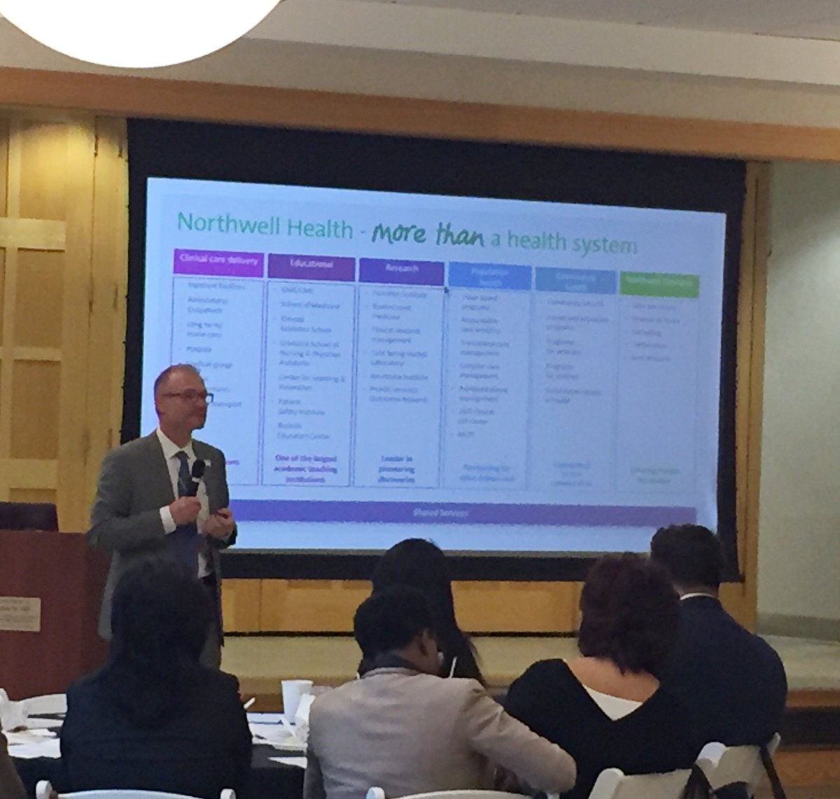 BerylInstitute's tweet photo. Making Every Moment Matter - keynote @SvenGierlinger, CXO @NorthwellHealth, shares journey from hospitality to healthcare #PXRoundtable https://t.co/4iOVvuGQbK