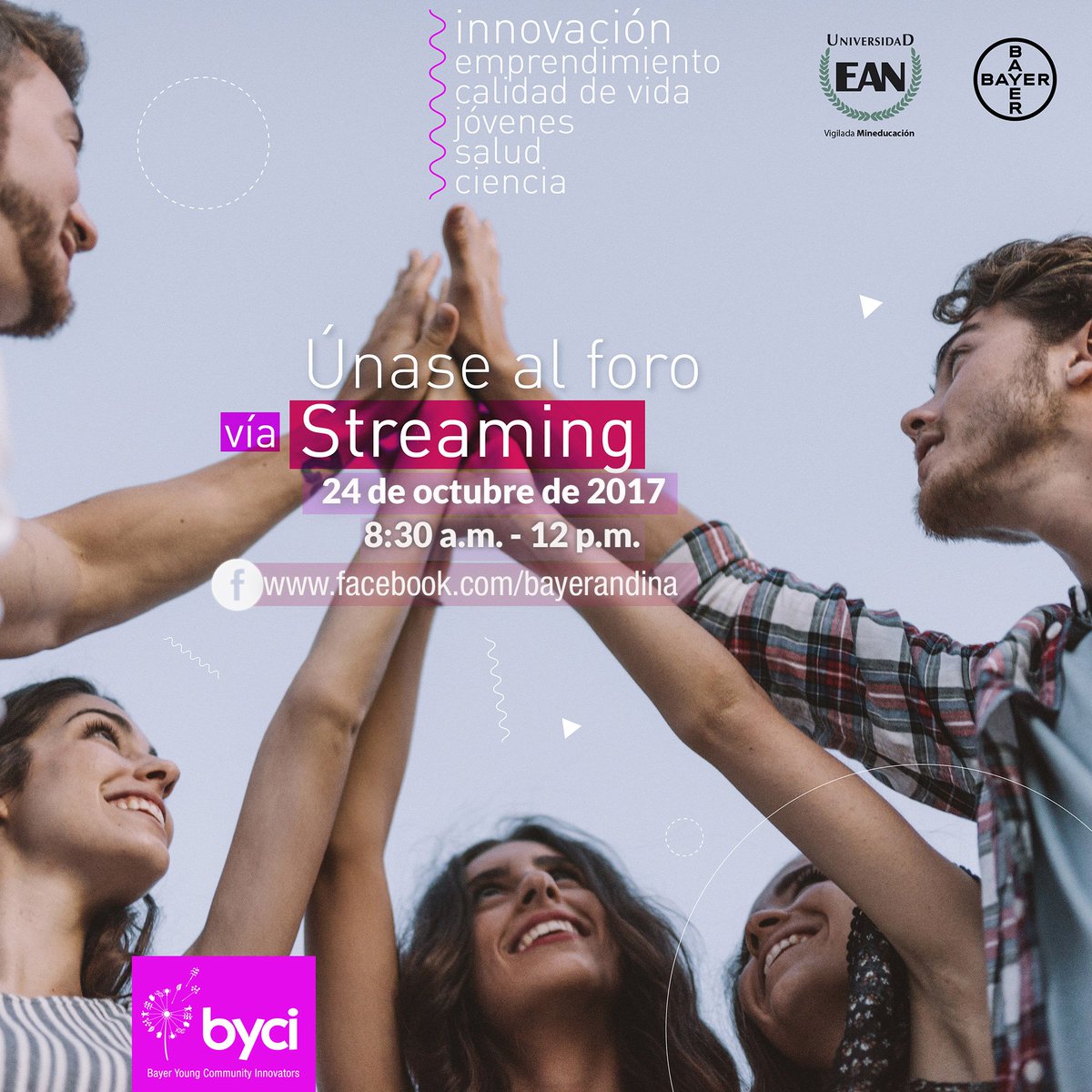BayerAndinayCAC's tweet photo. No te puedes perder el Foro de Innovación que tendremos mañana junto @UniversidadEAN https://t.co/4Iee6zaWVW