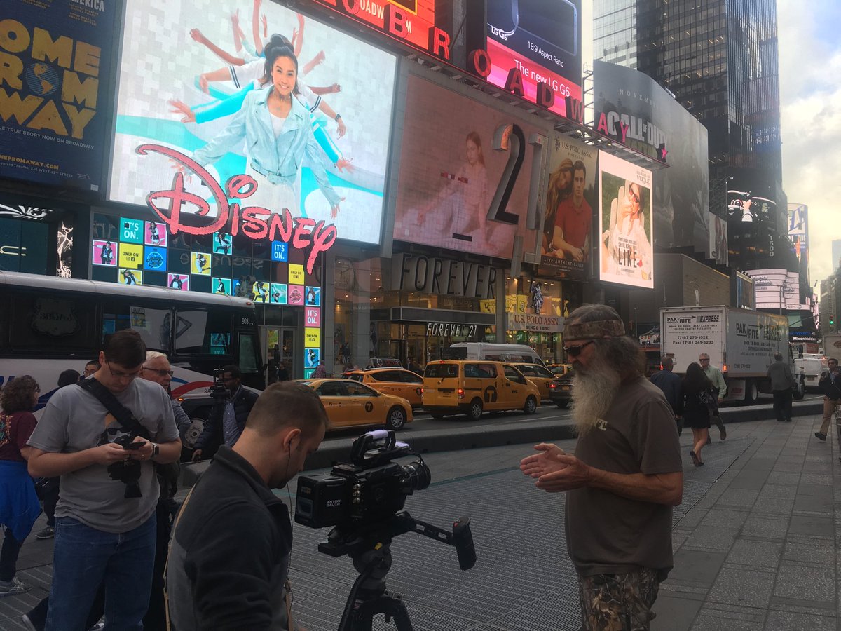 BeardlessBro's tweet photo. Filming for In the Woods with Phil! Boy is this a different kind of woods!! Talk about a fish out of water!! https://t.co/UgZnpUzN9L