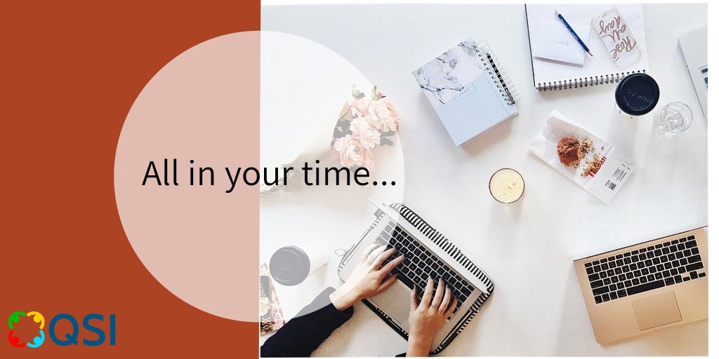 QSI_Courses's tweet photo. Elearning works around your schedule and commitments #interactivelearning #yourtime #CoffeeAndLearn https://t.co/JLkFdbTuXA https://t.co/B40QHZ8a17