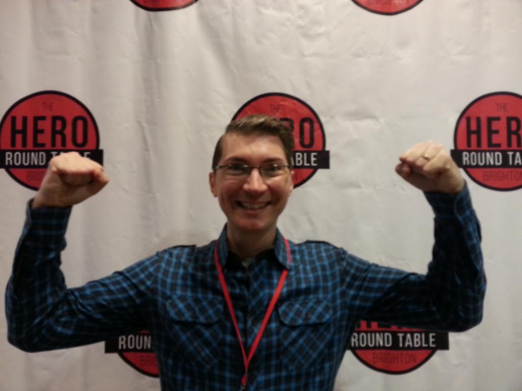 scottdietrich78's tweet photo. Just a little excited that the #HeroRoundTable 2017 is about to begin! #HeroRT #SchoolHeroesUnite https://t.co/zhddaYkJ3B