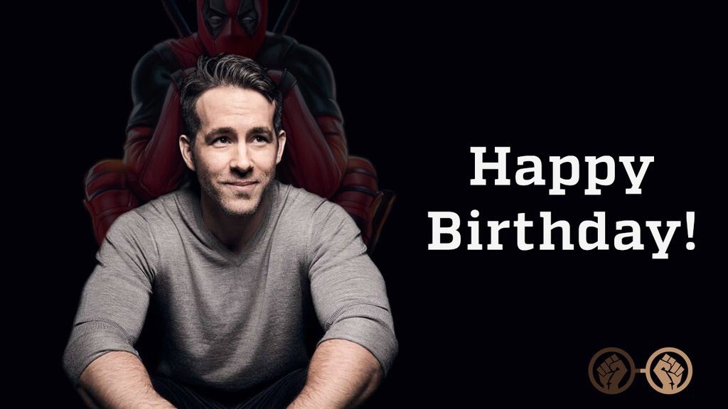 Happy Birthday, Ryan Reynolds. The Canuck with a mouth turns 41 today! 