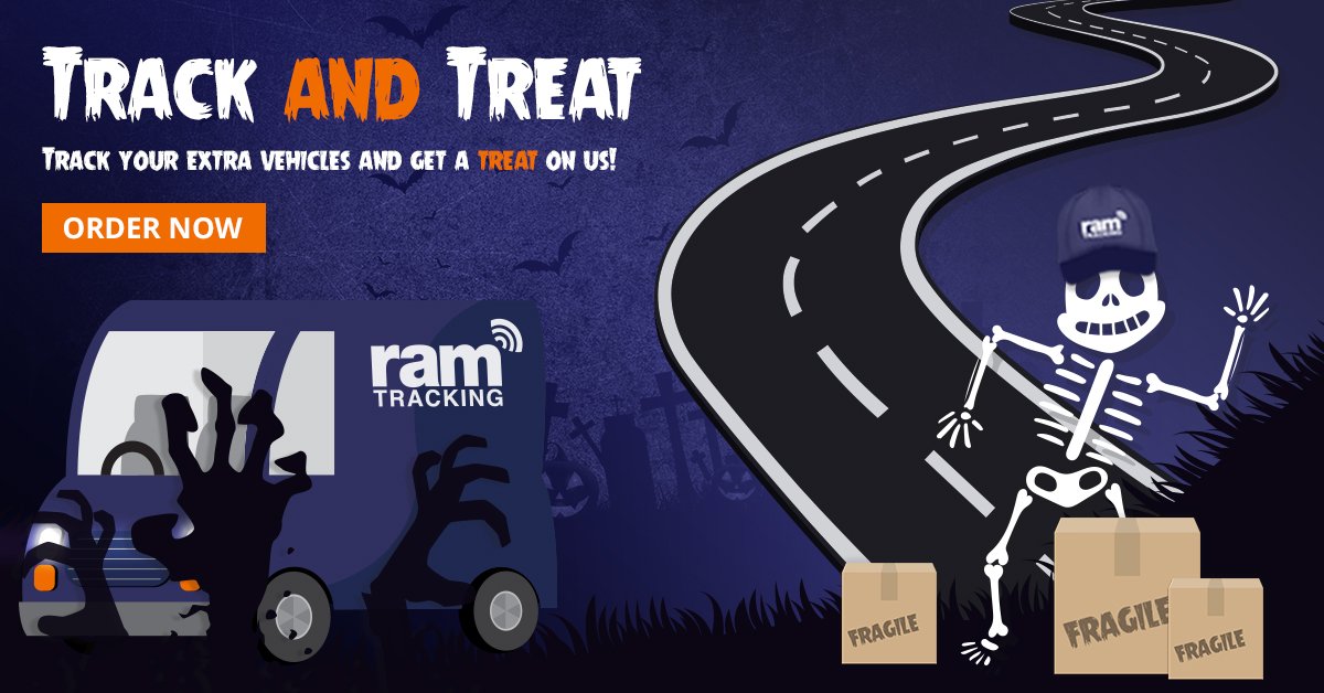 RAMTracking's tweet photo. #RAMTracking customers take advantage of our current Halloween Track &amp; Treat offers today! https://t.co/Hl2WXBle5X https://t.co/HjaTCN6ck2 https://t.co/tRYmRVE2uZ