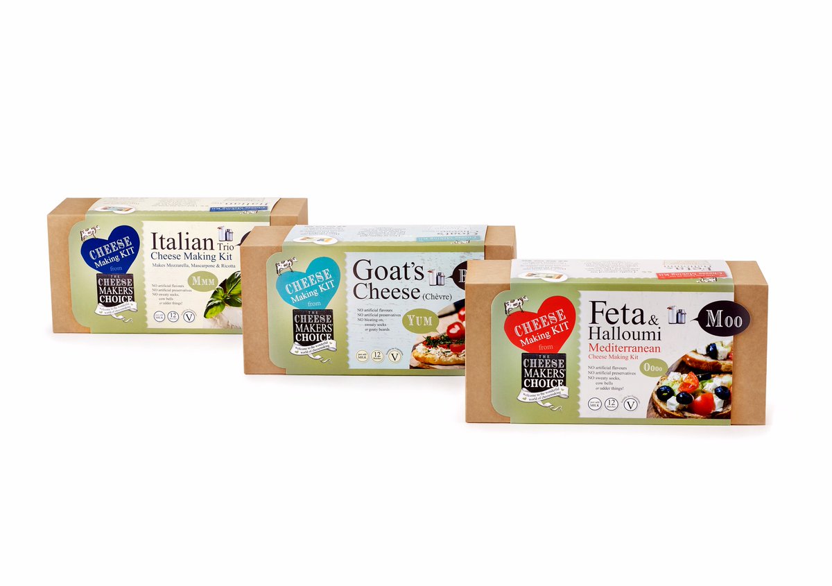 TCMChoice's tweet image. Get your #Christmasshopping off to a flying start, use #couponcode MOO22 for 10% off our standard #cheesemakingkits before 6th November