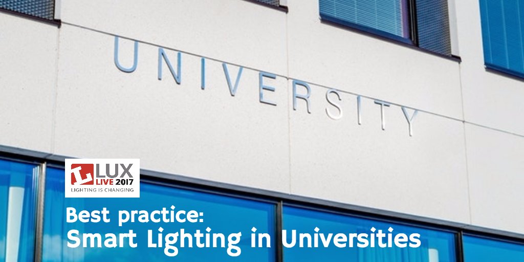 What's on at #LuxLive? Jeremy Turner of <a href="/fabcontrols/">FAB Controls</a> presents Smart Lighting in Universities. buff.ly/2h0qX6a