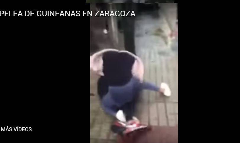 VIDEO | Pelea multitudinaria en Las #Delicias entre un grupo de guineanas heral.do/p5arw3 #sucesos