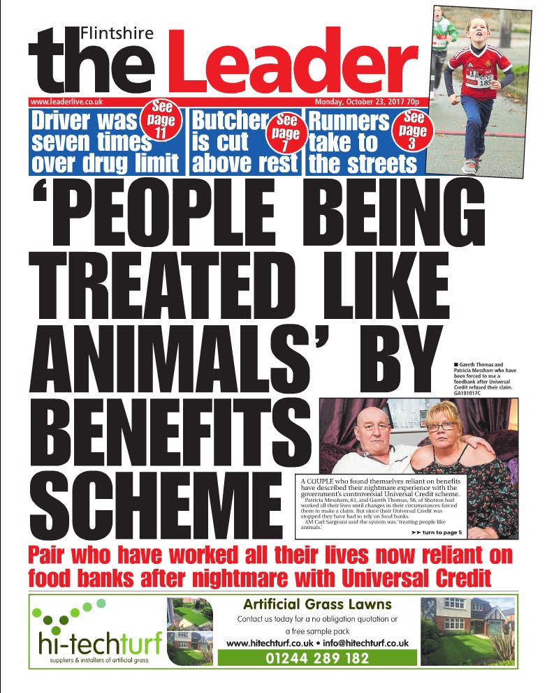 Carl4AandD's tweet photo. The UK Government have no idea of the impact they are having on people's lives with Universal Credit. It's a scandal and needs to stop. https://t.co/V9K5s9iSqF