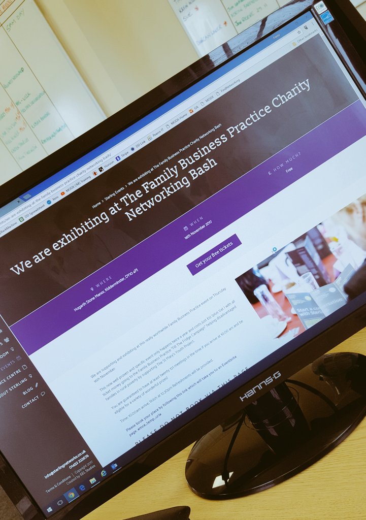 We are exhibiting and its on our new website! <a href="/FamilyBusinessP/">Family Business Practice</a> <a href="/FamilyBizHour/">Family Business Hour</a> #blackcountry #HaveASterlingDay