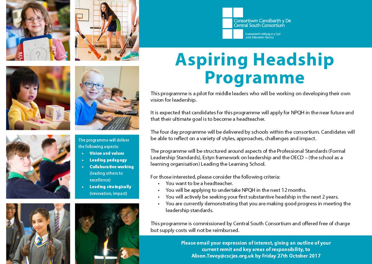 CSC_Leadership's tweet photo. New programme for Middle Leaders aiming for NPQH in the near future. 
Submit your expression of interest by Friday 27th October 2017 https://t.co/Q2HbRhWXYd