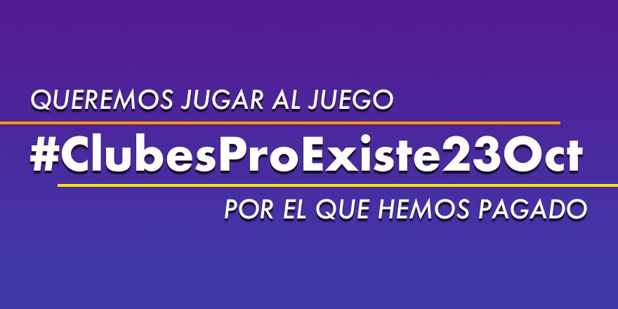 SantosFelesFC's tweet photo. Buenos días gente! No pararemos ni nos olvidamos, tan sólo pedimos ese juego por el que hemos pagado. #ClubesProExiste23oct @EASPORTSEsp https://t.co/djNzCgjFzY