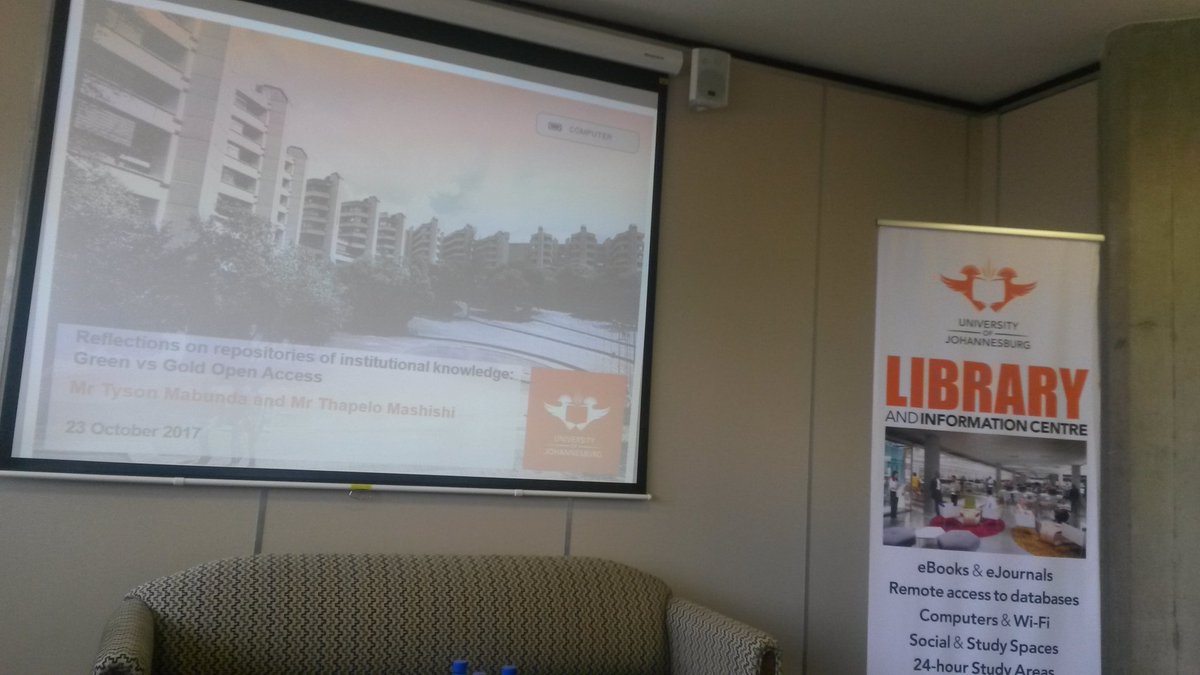 TandF_Africa's tweet image. We're kicking off #OAWeek celebrations in South Africa @go2uj library with @oscarsibabalwe discussing scam OA publishing &amp;amp; #ThinkCheckSubmit