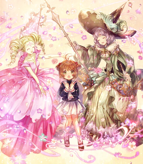 ふんわりお花のお姉さんズ(CCさくら×グラブル) 