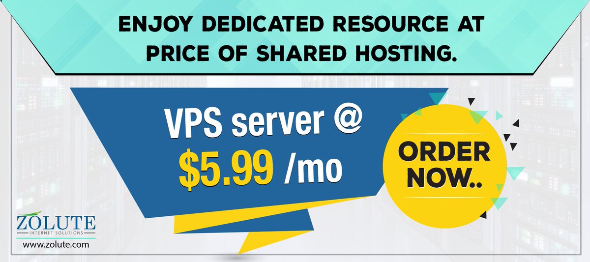 ZoluteSupport's tweet photo. Why go on shared #hosting, when #dedicated #vps is so affordable https://t.co/T4mdtP9zzc https://t.co/SDLpzKfXPm