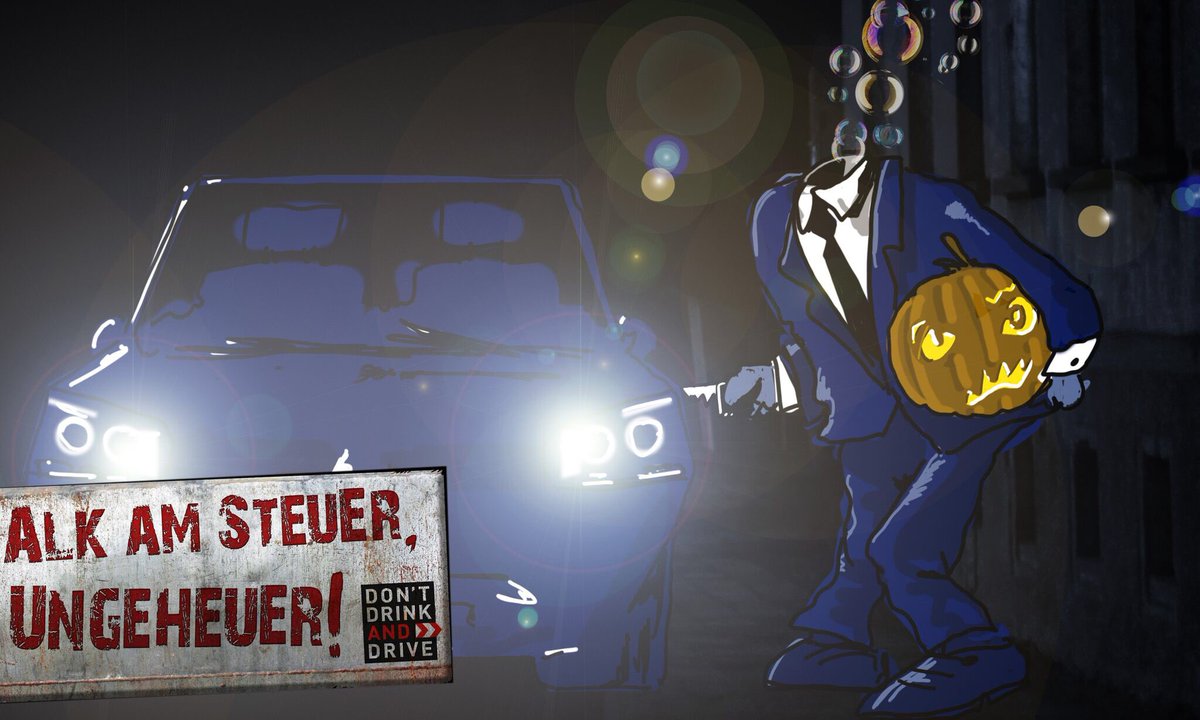 germanbrewers's tweet photo. Behaltet einen klaren Kopf - auch an #Halloween! Wir unterstützen die Kampagne #dontdrinkanddrive                 https://t.co/EpyCH3nzkJ 🎃 https://t.co/Tn9JCOljHd