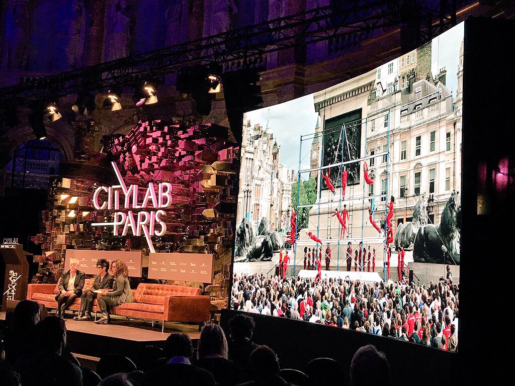 CA_Ray's tweet photo. @dark1run - city as a canvas for inclusive arts. Powerful display of curiosity and the unexpected to delight + inspire. #CityLabParis https://t.co/pzwxXgMdom