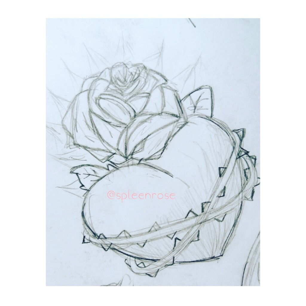 spleenrose's tweet photo. roses are like a prison around my heart.

[#artistsontwitter #roses #heart] https://t.co/W4U4pTx9Pe