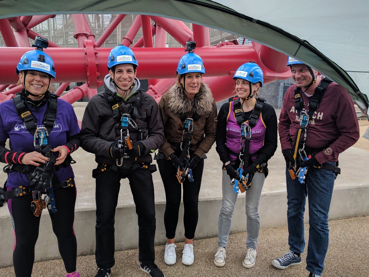 wireandsky's tweet photo. 5 days left to look this nervous in 2017! Book your #orbitabseil with slots available Wed-Sun including night time Abseils! #wireandsky https://t.co/erIWpFKobe