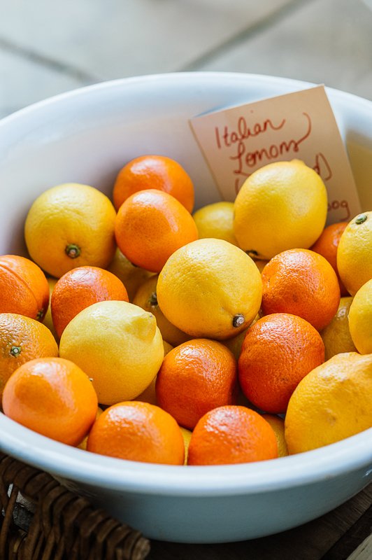 We love the colder weather because it's time to bake with citrus fruit - lemon, orange and lime almond and polenta cakes in the shop! #Bath