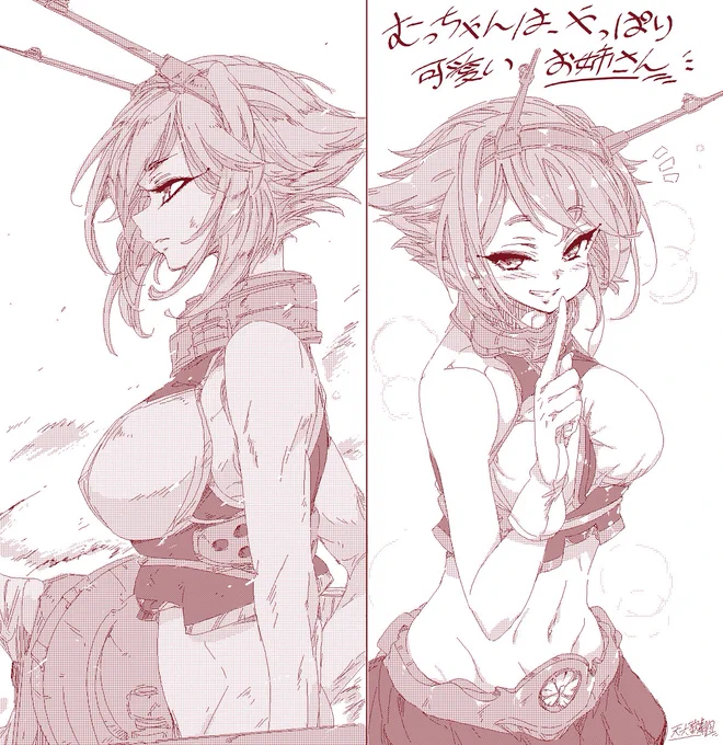 【艦これ艦娘勝手なイメージ】むっちゃんは、やっぱり可愛いお姉さん。 