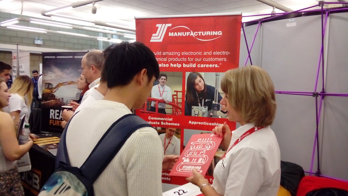 JJSmfg's tweet photo. A few pictures from last week's #LUEngFair2017. Really busy event and lots of interest in our new #engineering #placement scheme! https://t.co/4XMe8M43Up