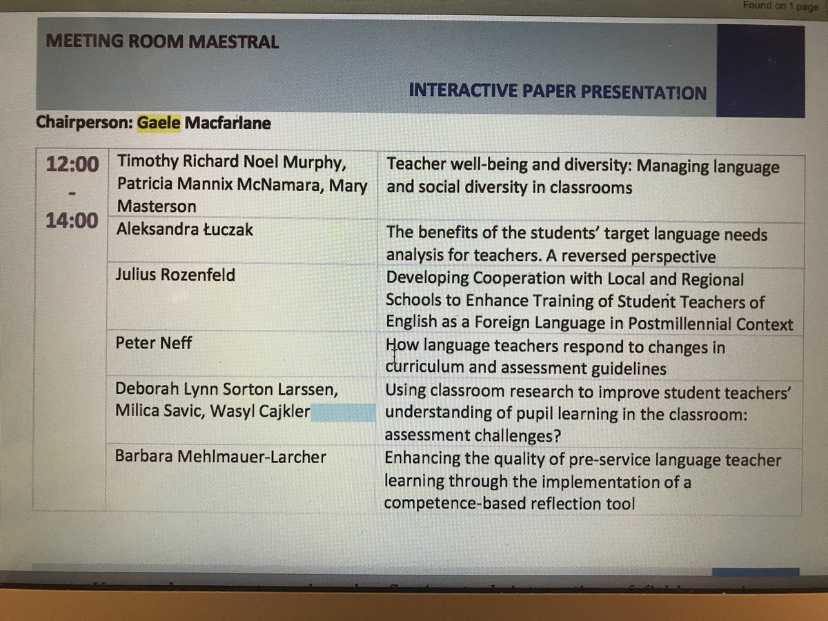gaelemorag's tweet photo. Busy session #ATEE2017 https://t.co/40klBNVPEx