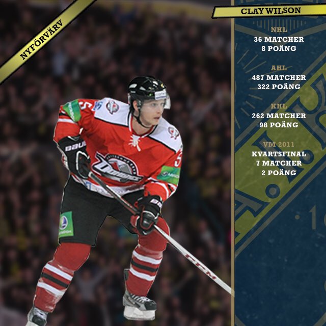 AIKishockey's tweet image. Klubben landar ett tungt nyförvärv i form av backen Clay Wilson. 
Mer om detta går att läsa på hemsidan.