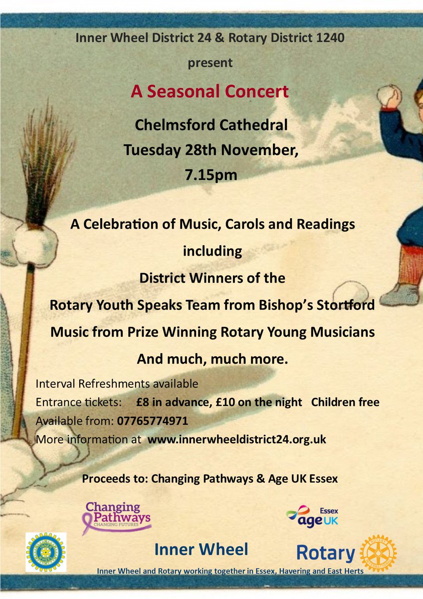 24InnerWheel's tweet image. A great way to start the Festive season, supporting @Pathwaytosafety and @AgeUKEssex.  Hosted by @RIE1240 @24InnerWheel