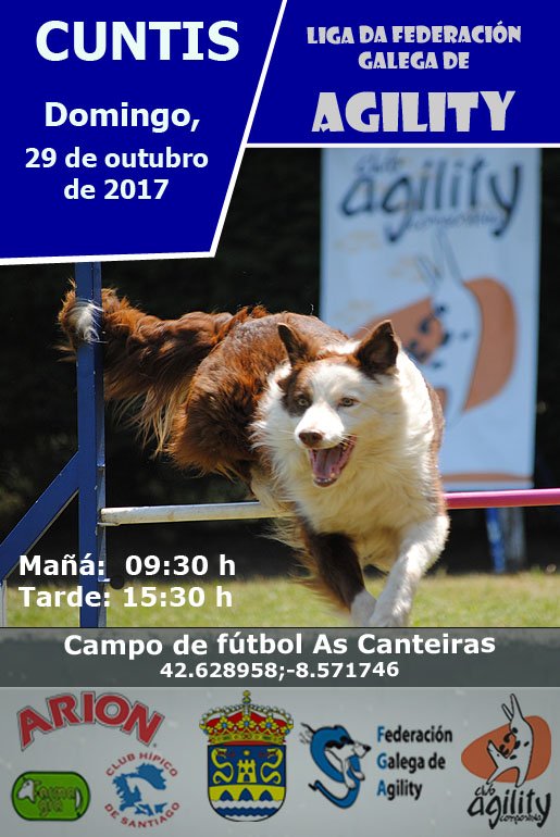 OMIX_Cuntis's tweet photo. O Concelleiro de Cultura @KKPortela e a Fed. Galega de Agility teñen o pracer de convidalo á exhibición do vindeiro domingo 29! #agility https://t.co/CiR8vWGc8f