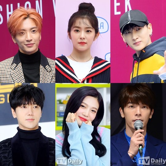RunningManGuest's tweet photo. [171023] Red Velvet's Irene, Joy and Super Junior's Lee Teuk, Eunhyuk, Yesung, Donghae to film ‘Olympic Special’ on Running Man today. https://t.co/sfyMmhavk7