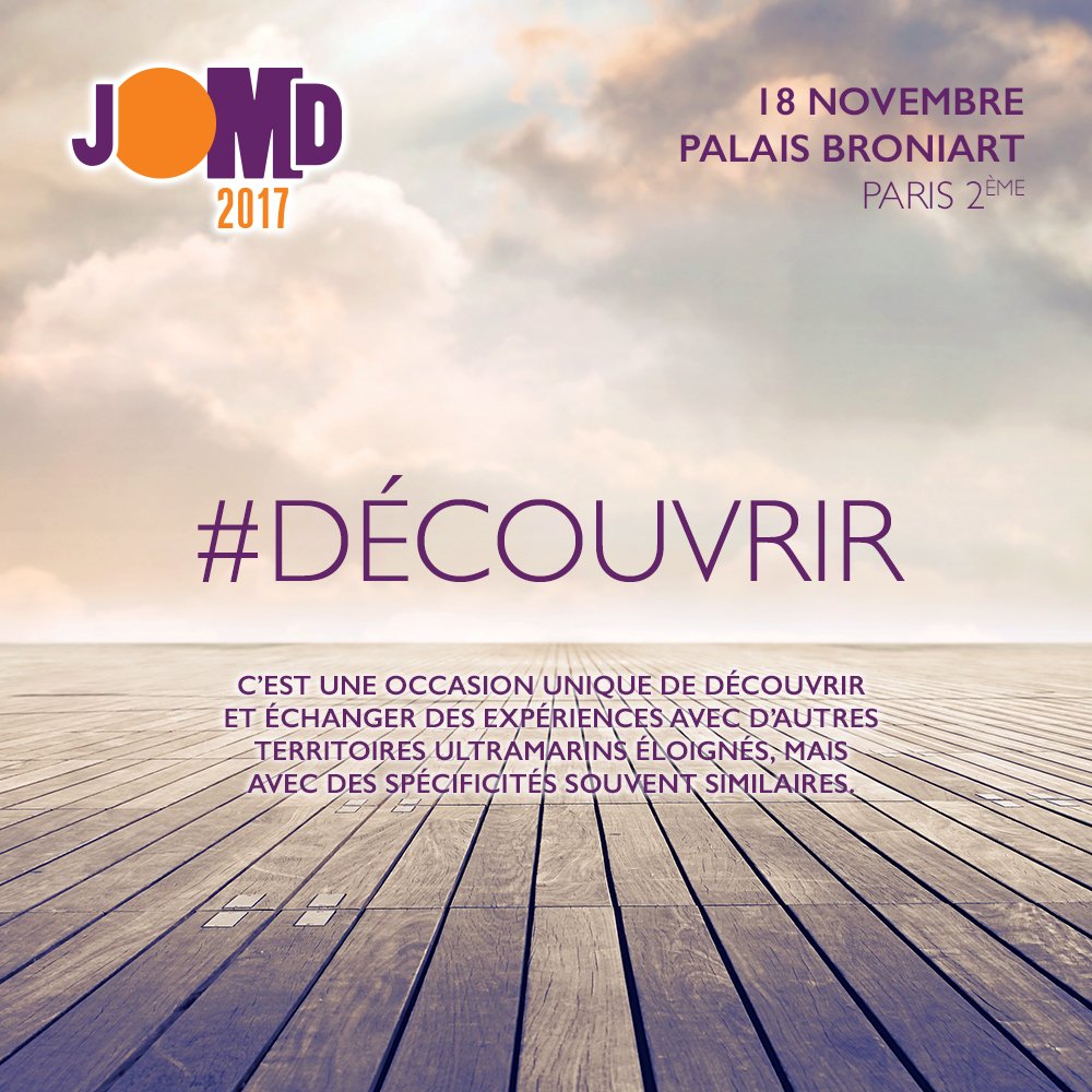 [Les # de la #JOMD17] Une opportunité de #découvrir les entreprises de l'économie #ultramarine >> Inscrivez-vous sur jomd.fr