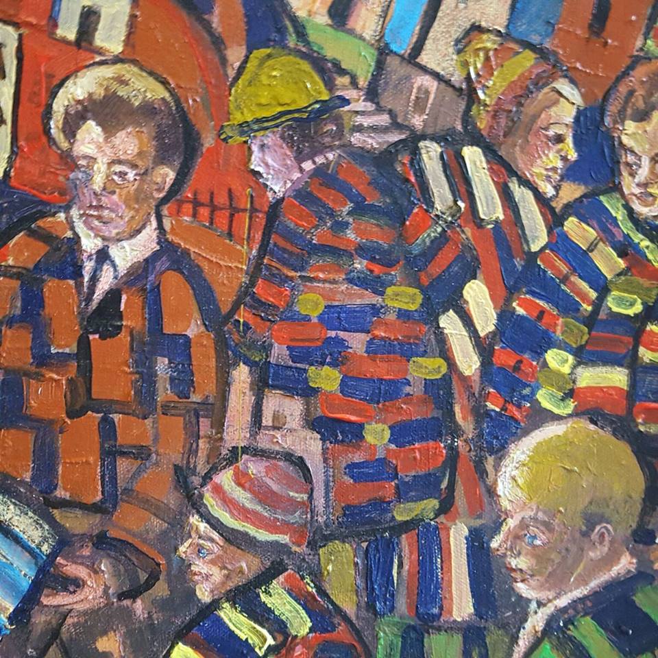 burslemart's tweet photo. Come see some of the great work of former Burslem School of Art student Derek Higginson @burslemart #barewall #haywoodsithform https://t.co/Jrmeu7OjYT