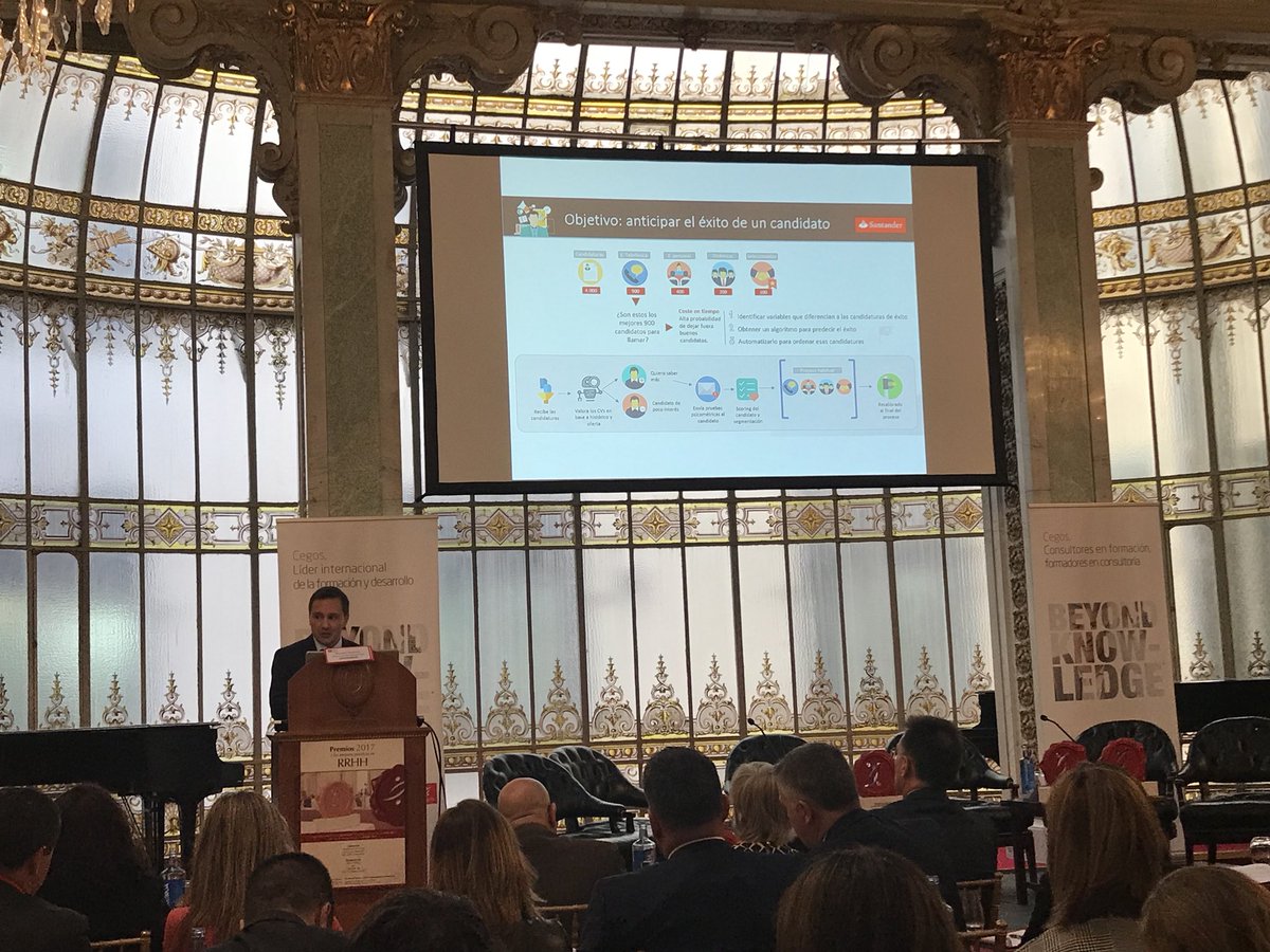 sgestefan's tweet photo. @bancosantander utiliza algoritmos para ser asertivos y ágiles en los procesos de selección  #PremiosCegosconEyT @Cegos_es https://t.co/Ipmzmlm2Hm