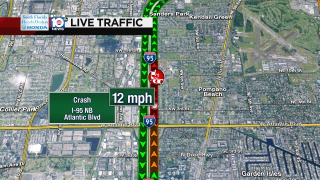 Crash on I-95 NB at Atlantic Blvd #traffic https://t.co/vKu5UFJgKV