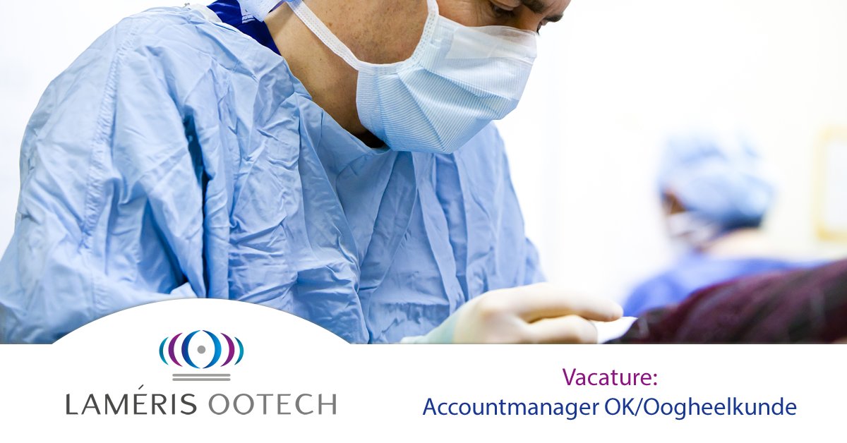 LamerisOotech's tweet photo. Op zoek naar een afwisselende baan in de #zorg? Vacature Accountmanager OK/Oogheelkunde bij Laméris Ootech #vacature https://t.co/0LWCU8HFDw https://t.co/E7ASS8Wnjl