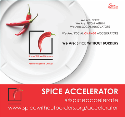 spicewob's tweet photo. We are: SPICE WITHOUT BORDERS ~ Accelerating Social Change #SwB #Accelerate #SpiceTalks #SPICEFestival #BeSpiced #Training4Change https://t.co/zeuFf8Utqy