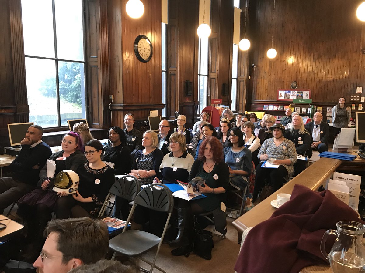 BankfieldMuseum's tweet photo. Great start to #HappeningHalifax networking &amp; seminar day #bankfieldmuseum #halifax welcome to all the heritage professionals! https://t.co/L7uSzqX7pT