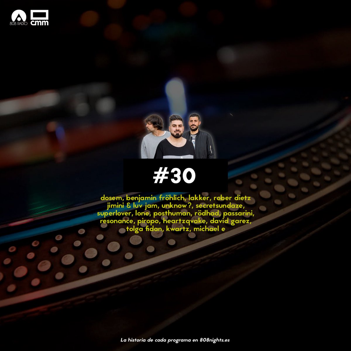 Aquí va una nueva dosis de radio y música. La entrega número 30 de 808 Radio en #CMMRadio ¡Click y tuya! 🙃 808nights.es/podcasts/808-r…