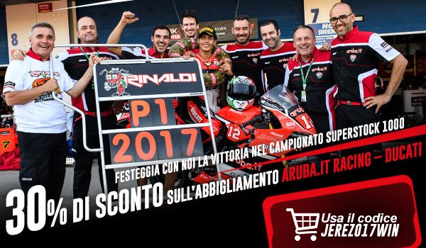 Arubait's tweet photo. Codice #sconto sui capi ufficiali @ArubaRacing su https://t.co/qCEYRL4MgT per celebrare il nostro Campione @michaelrinaldi_ #RinaldiChamp https://t.co/G5Oa9OOBkN