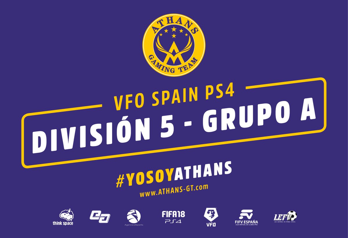 ATHANS_GG's tweet photo. 🏆🛡️ PUBLICADAS LAS DIVISIONES DE VFO SPAIN, QUEDAMOS SITUADOS EN EL GRUPO A DE LA 5ª DIVISIÓN https://t.co/LFTfHiu08l #yosoyATHANS 🛡️🏆 https://t.co/fZl1FPOQZu